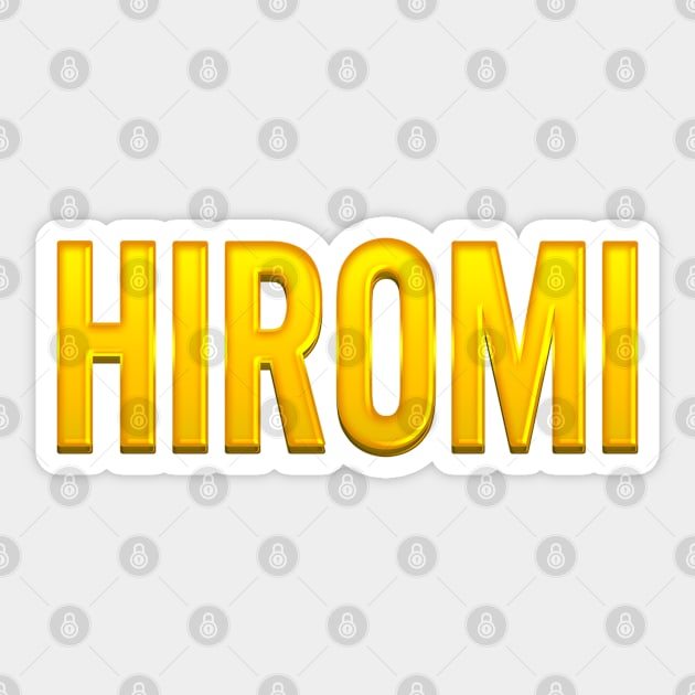 Hiromi Name Sticker by xesed